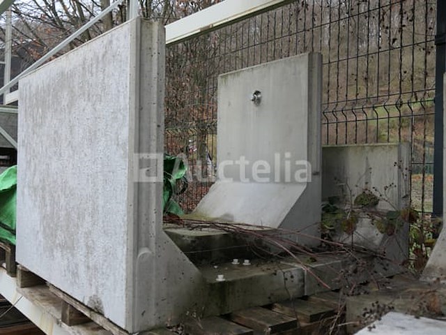 Stuk beton l voor keerwand béton de la lomme - afbeelding 3 van  6