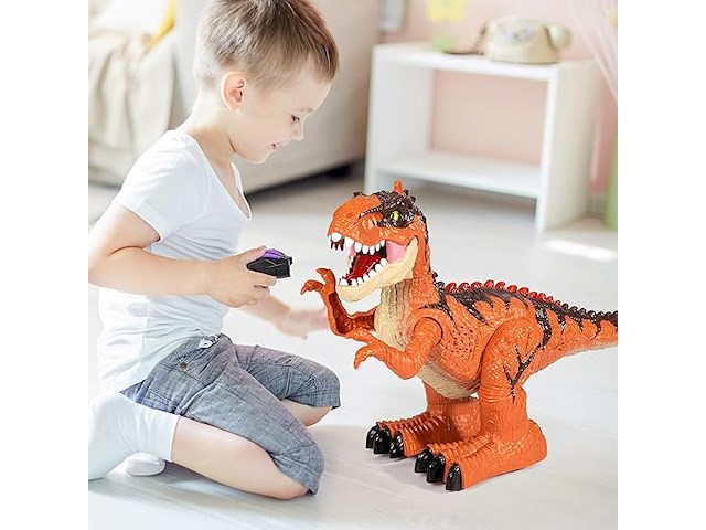 Stunt t-rex op afstand met spray - afbeelding 2 van  5