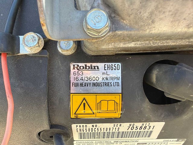 Subaru - robin 653 - benzinemotor (2x) - afbeelding 2 van  16
