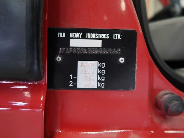 Subaru libero 4x4 - afbeelding 51 van  53