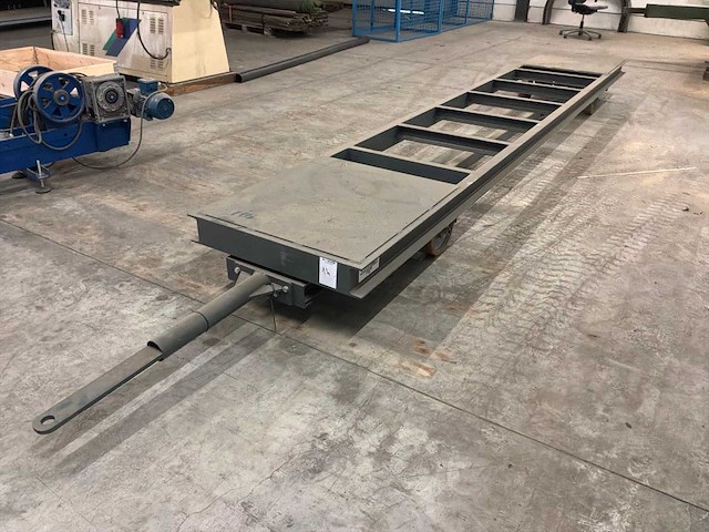Submentum transportwagen zware lasten met 4 wiel sturing - afbeelding 2 van  6