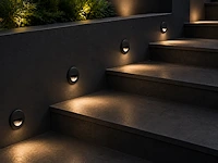 Subtiele led trapverlichting (horoz) – 3w – 3000k warm wit – ip54 – icon-r (6 stuks)