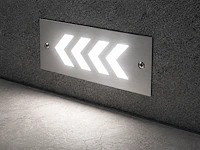 Subtiele led trapverlichting (horoz) – 3w – 6400k koud wit – ip54 – beril (6 stuks) - afbeelding 2 van  5