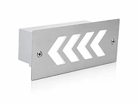 Subtiele led trapverlichting (horoz) – 3w – 6400k koud wit – ip54 – beril (6 stuks) - afbeelding 3 van  5