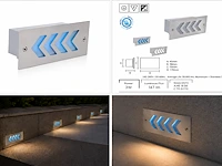 Subtiele led trapverlichting (horoz) – 3w – ip54 – beril (6 stuks) - afbeelding 3 van  5