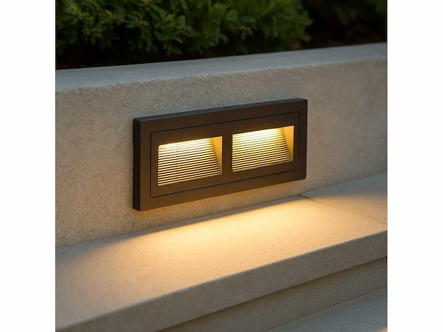 Subtiele led trapverlichting (venus) – 3w – 3000k warm wit – ip65 – ly06 (6 stuks) - afbeelding 1 van  4