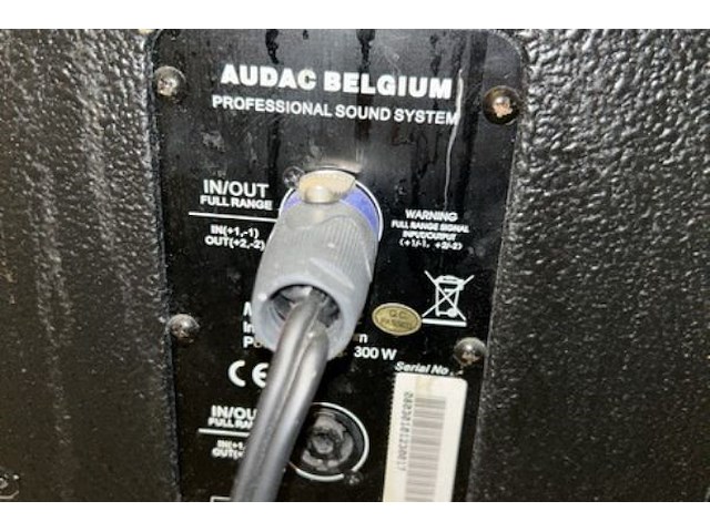 Subwoofer audac - afbeelding 3 van  5