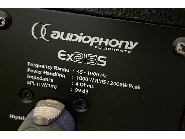 Subwoofer audiophony - afbeelding 6 van  7