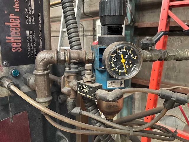 Sugino automatische boorinstallatie - selfeeder elektrische esc-w1318 - afbeelding 6 van  14