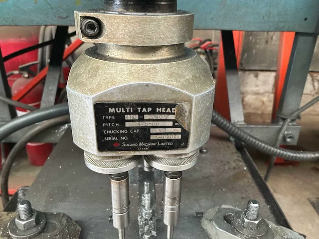 Sugino gelijktijdige multi tap / synchro tapper + multi tap head 4tc-12040af - afbeelding 11 van  13