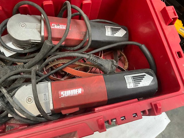 Suhner bandschuurmachines (2x) - afbeelding 4 van  6