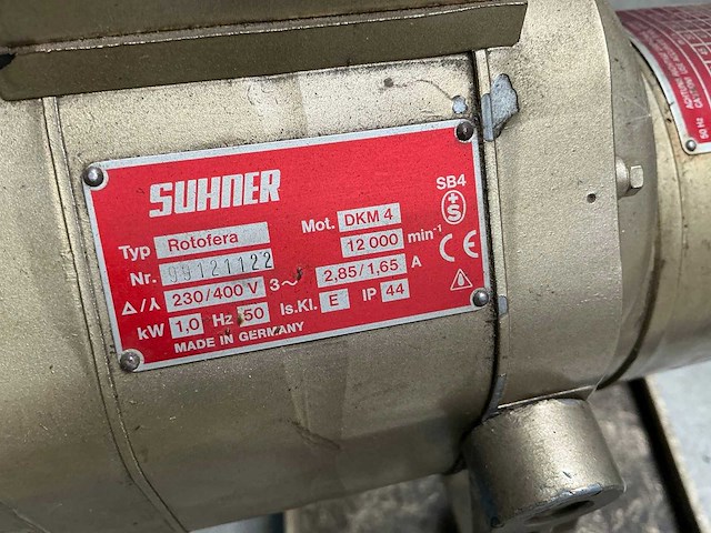 Suhner rotofera dkm 4 flexibele as machine - afbeelding 4 van  5