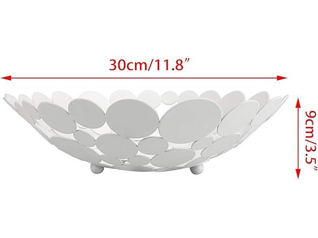 Sumnacon metalen fruitmand - afbeelding 2 van  3