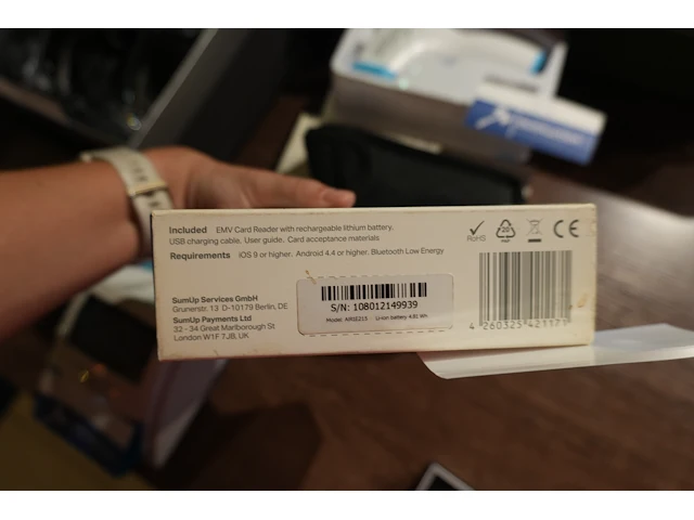 Sumup solo lite + sumup air betaalterminal (contactloos) - afbeelding 4 van  6