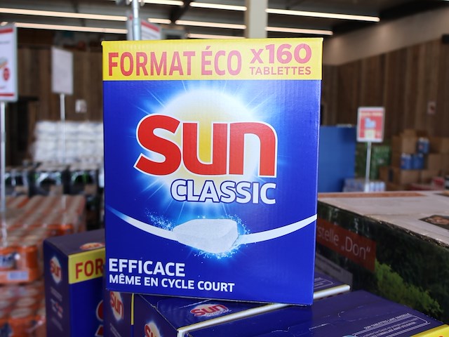 Sun classic vaatwastabbletten 4x160 (plm 22) - afbeelding 2 van  4