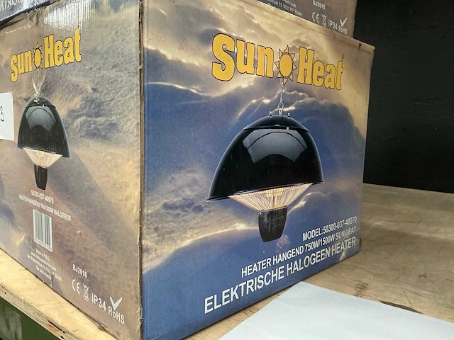 Sun heat elektrische halogeen verwarmer - afbeelding 1 van  1