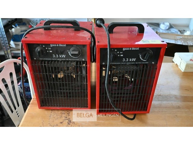 Sun heat elektrische ventilatorkachel (2x) - afbeelding 1 van  1