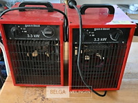Sun heat elektrische ventilatorkachel (2x) - afbeelding 1 van  1
