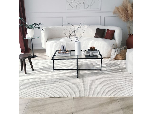 Sun salontafel | gehard glas | zwart - afbeelding 1 van  7