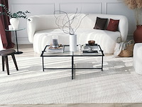 Sun salontafel | gehard glas | zwart - afbeelding 1 van  7