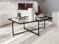 Sun salontafel | gehard glas | zwart - afbeelding 3 van  7