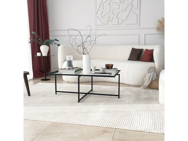 Sun salontafel | gehard glas | zwart - afbeelding 5 van  7