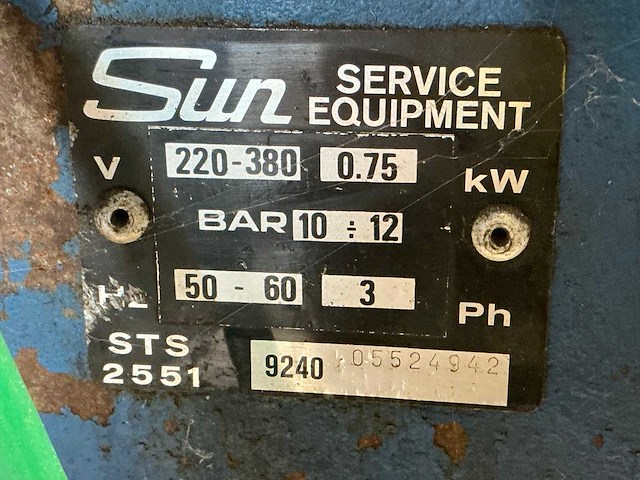 Sun sts2551 banden de-en montageapparaat - afbeelding 2 van  5