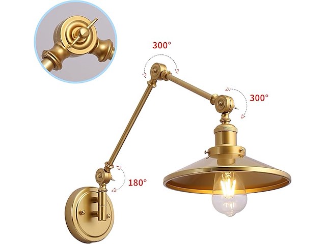 Sunllok moderne 2-delige wandlamp - afbeelding 3 van  4