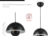 Sunllok moderne zwarte hanglamp - afbeelding 3 van  3