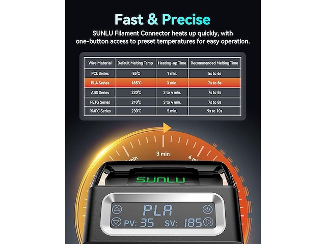 Sunlu filamentlasmachine - afbeelding 4 van  5