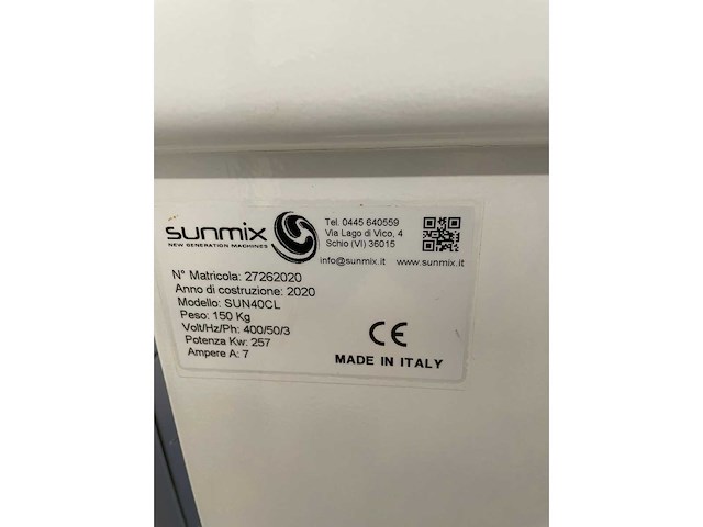 Sunmix - 2020 - sun40cl - mengmachine - afbeelding 7 van  9