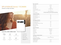 Sunplus lv batterij - sp-lv1024-g2 - batterij - afbeelding 2 van  2