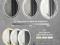 Sunrik led-badkamerspiegel - afbeelding 4 van  5