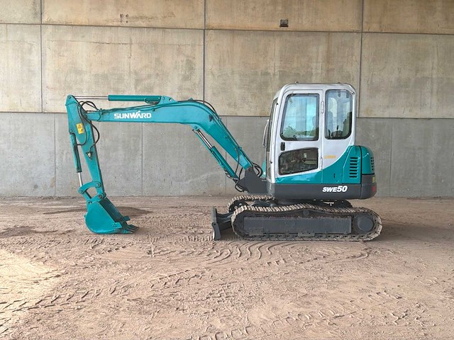 Sunward swe50 rupsgraafmachine - afbeelding 12 van  23