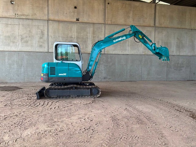 Sunward swe50 rupsgraafmachine - afbeelding 20 van  23