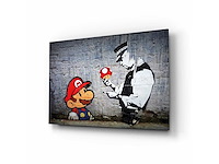 Super mario glass print - 110x70cm - afbeelding 3 van  7