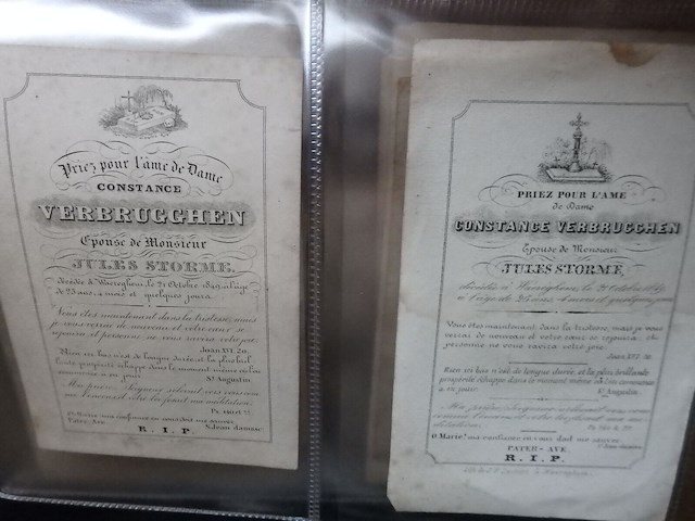 Superboek oude doodsprentjes 1700/1800 - afbeelding 5 van  18