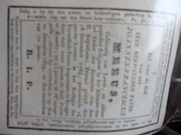 Superboek oude doodsprentjes 1700/1800 - afbeelding 14 van  18