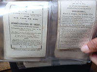Superboek oude doodsprentjes 1700/1800 - afbeelding 18 van  18