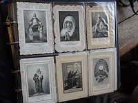 Superboek oude doodsprentjes 1800 - afbeelding 1 van  4