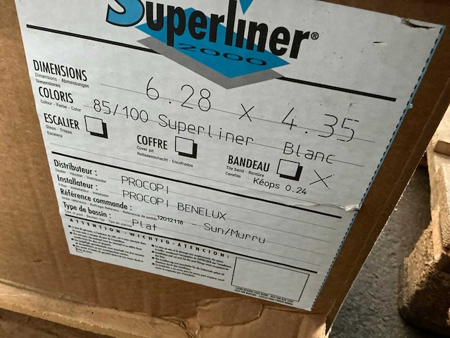 Superliner zwembad liner - afbeelding 2 van  2