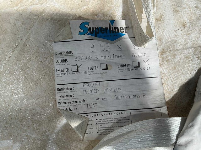 Superliner zwembadliner - afbeelding 2 van  3