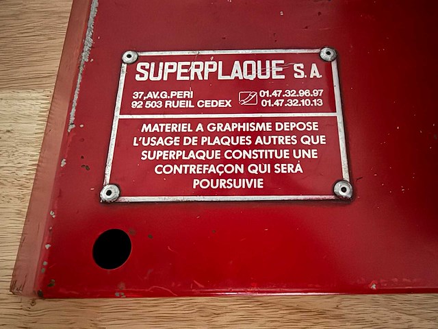 Superplaque nummerplaten ponsmachine - afbeelding 4 van  15