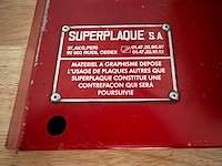 Superplaque nummerplaten ponsmachine - afbeelding 4 van  15