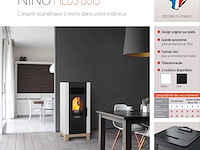 Supra nino pelletkachel supra nino houten poten - afbeelding 3 van  3