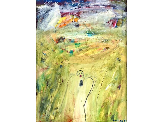 Surajiya - scream - acryl op doek - afbeelding 1 van  9