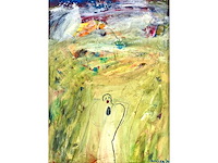 Surajiya - scream - acryl op doek - afbeelding 1 van  9