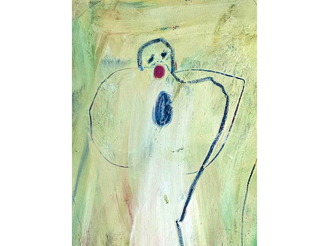 Surajiya - scream - acryl op doek - afbeelding 4 van  9