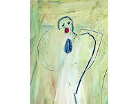 Surajiya - scream - acryl op doek - afbeelding 4 van  9
