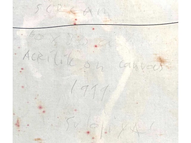 Surajiya - scream - acryl op doek - afbeelding 9 van  9